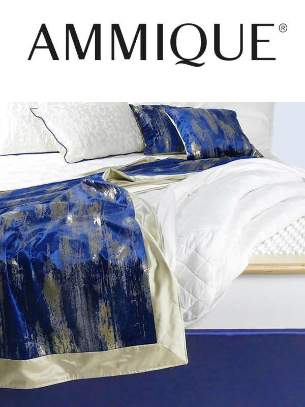 Ammique beds at the showroom presents Fulham Broadway